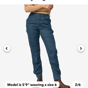 Patagonia All Season Canvas Double Knee Pants - Blue, Size 4